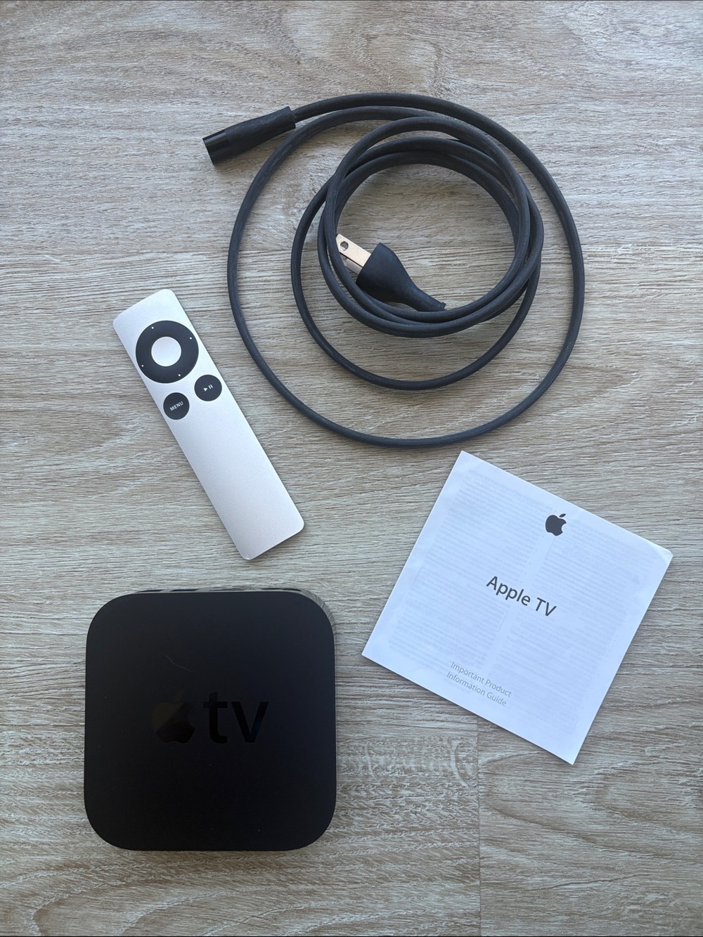 A1469 3rd Generation Black Apple TV Streaming Device - Complete Set - Picture 3 of 10